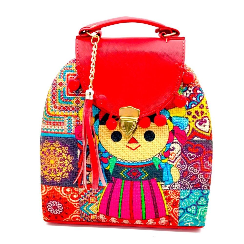 One of a kind stylish chiapaneco Jute crossbody handbag